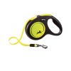 Поводок-рулетка flexi New Neon M длиной 5 м для собак до 25 кг лента