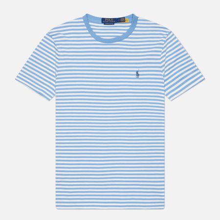 Мужская футболка Polo Ralph Lauren Embroidered Logo Stripe Custom Slim