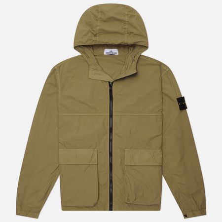 Мужская куртка ветровка Stone Island Nylon Smerigliato-TC Hooded
