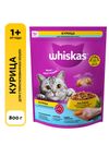 Сухой корм Wiskas для стерилизованных кошек, курица
