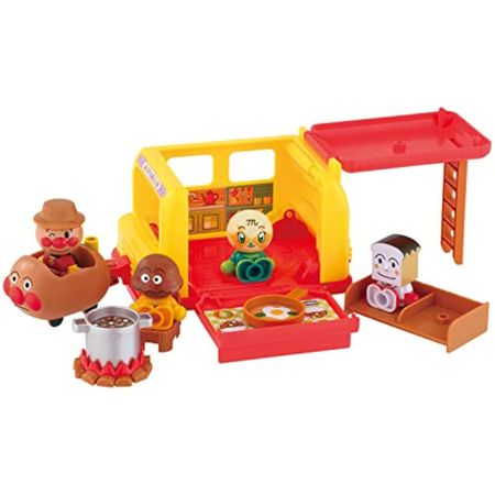 Anpanman Hajime House Doll Set Waku Waku Camper (Target Age: 2 years and up)