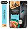 Корм влажный для кошек Sheba Нежный паштет в желе с лососем