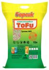 Наполнитель для кошачьего туалета Барсик TOFU Тропик MIX комкующийся