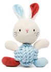 Игрушка для собак GIGWI Заяц с пищалкой, 22х9,6х7 см
