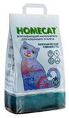 Наполнитель для кошачьих туалетов HOMECAT океаническая свежесть впитывающий