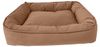 Лежак для домашних животных HOMEPET Карамель Микровелюр Caramel, 50х45х15 см