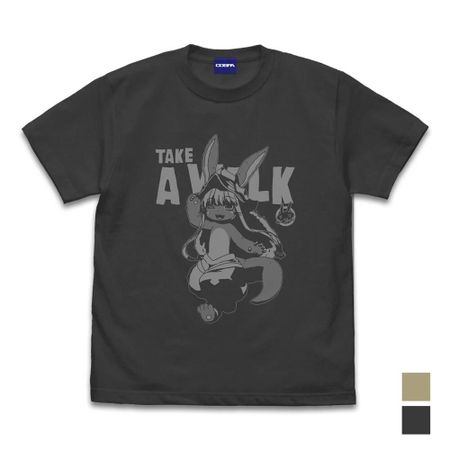 Made In Abyss Original Illustration Nanachi Waku Waku TShirt Black Japan Pre M