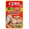 Ciao Kinnodashi тунец Магуро и тунец Кацуо с крабом сурими пауч