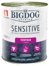 Корм влажный для собак Зоогурман Big Dog Premium Sensitive телятина с тыквой
