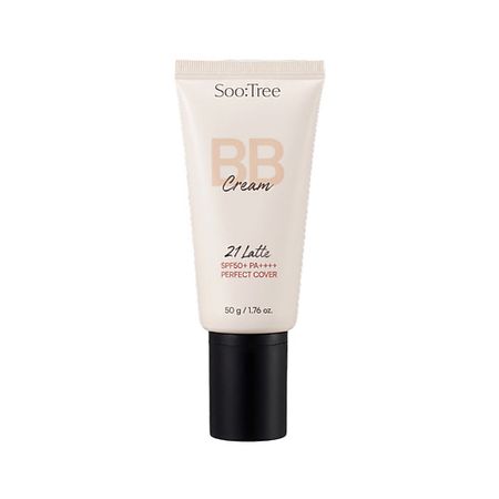 BB крем для лица SOO:TREE Увлажняющий веганский ВВ крем BB Cream SPF50+ PA+++