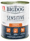 Корм влажный для собак Зоогурман Big Dog Premium Sensitive говядина с гречкой и смородиной