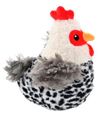 Игрушка для собак Курочка с пищалкой, 20 см